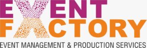 The event factory logo white